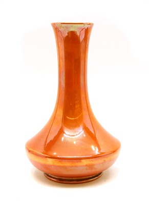 Lot 1440 - A Moorcroft Uranium orange lustre vase