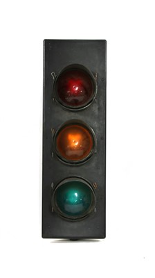 Lot 1638 - A large set of industrial LED red, amber, green traffic lights