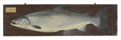 Lot 896 - A Rowland Ward wooden model of a salmon