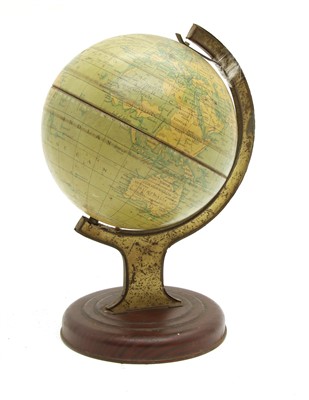 Lot 1315 - A Chad Valley lithographed terrestrial globe