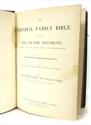 Lot 343 - The Imperial Family bible