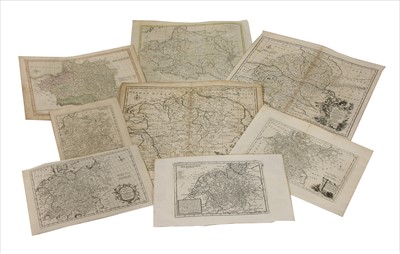 Lot 410 - Eight Continental maps