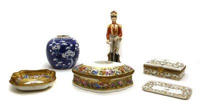 Lot 1377 - A collection of continental porcelains