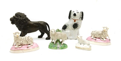 Lot 1414 - A collection of animal figures
