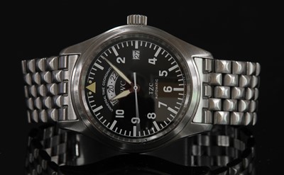 Lot 396 - A gentlemen's stainless steel International Watch Co. 'Pilot Spitfire Fliegeruhr UTC IW 325/02