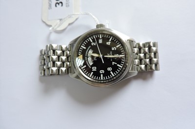Lot 396 - A gentlemen's stainless steel International Watch Co. 'Pilot Spitfire Fliegeruhr UTC IW 325/02