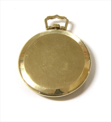 Lot 136 - A rolled gold Hamilton top wind open-faced pocket watch