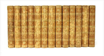 Lot 355 - Hume, D & T. Smollett: THE HISTORY OF ENGLAND. In 13 volumes