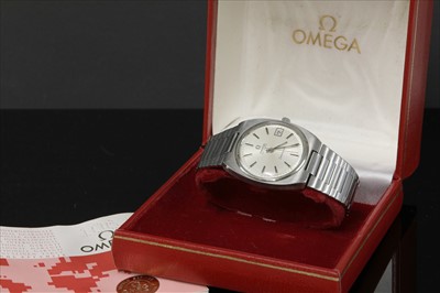 Lot 367 - A gentlemen's stainless steel Omega 'Seamaster' automatic bracelet watch, c.1973