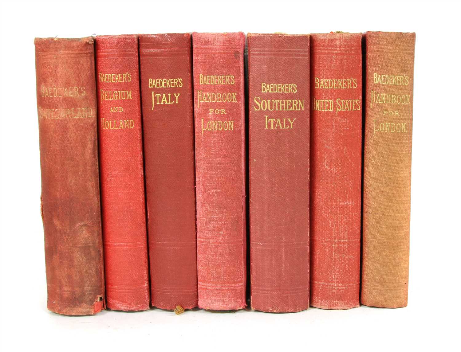 Lot 371 - BAEDEKER: 34 Volumes, including: The United States