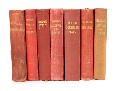 Lot 371 - BAEDEKER: 34 Volumes, including: The United States
