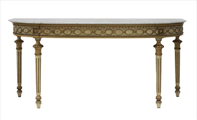 Lot 738 - A Continental painted console table