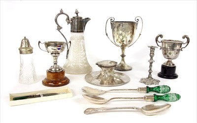 Lot 43 - Silver and silver plated items