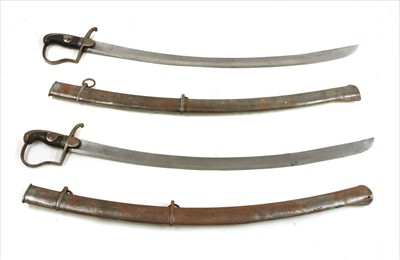 Lot 162 - A pair of Prussian 1811 pattern blucher sabres