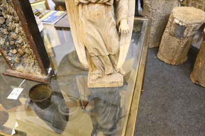 Lot 115 - WOODEN CARVING