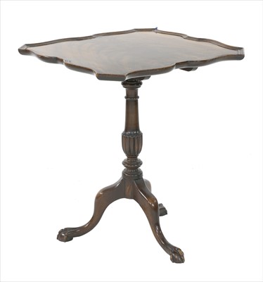 Lot 936 - A mahogany occasional table