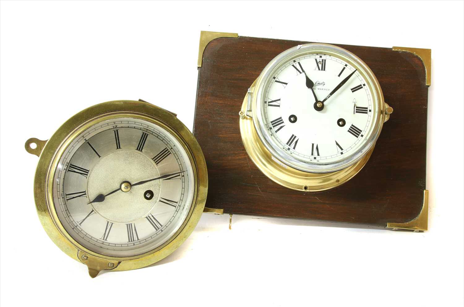 Lot 130 - Two ship's clocks
