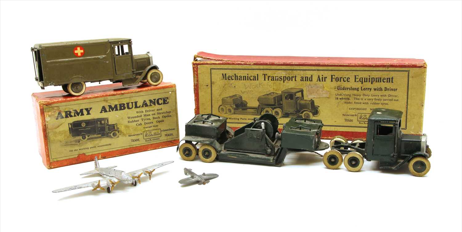 Lot 144 - Two W Britain military items