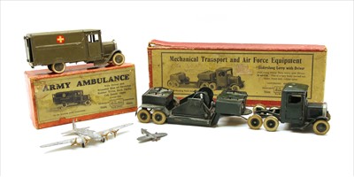 Lot 144 - Two W Britain military items