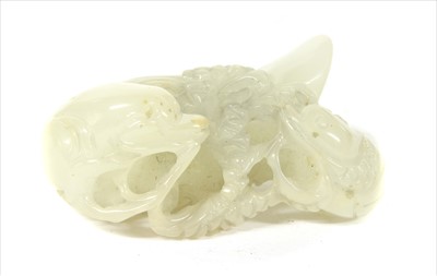 Lot 170 - A Chinese jade carving