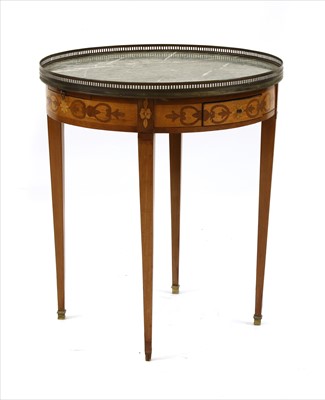 Lot 507 - A French marble topped occasional table