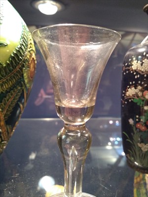 Lot 83 - A George III wine glass