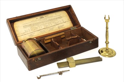 Lot 1199 - A cased chondrometer