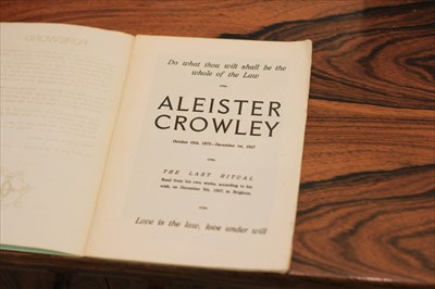 Lot 38 - Aleister Crowley (1875-1947)