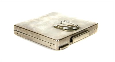 Lot 204 - A Georg Jensen Inc. silver compact