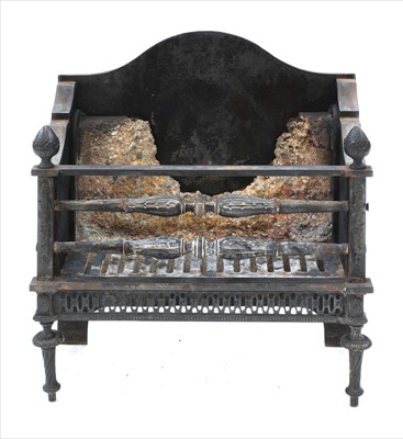 Lot 729 - A French cast iron fire basket