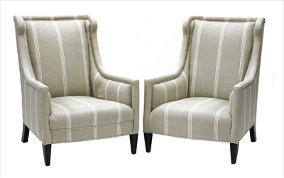 Lot 740 - A pair of contemporary chairs by Andrew Martin