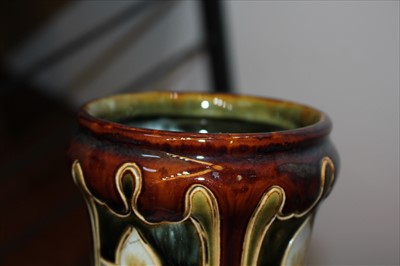 Lot 62 - A Royal Doulton stoneware vase