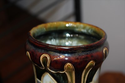 Lot 62 - A Royal Doulton stoneware vase