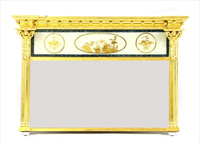 Lot 698A - A George III style overmantel mirror