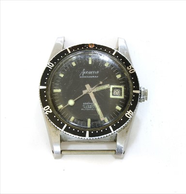 Lot 153 - A stainless steel Accurist Marinograf automatic diver's watch, c.1960