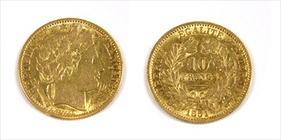 Lot 329 - Coins, France, Second Republic