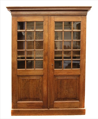 Lot 8 - An oak cabinet