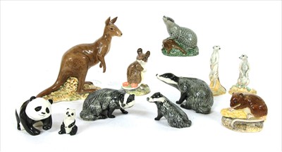 Lot 396 - A collection of Beswick animals