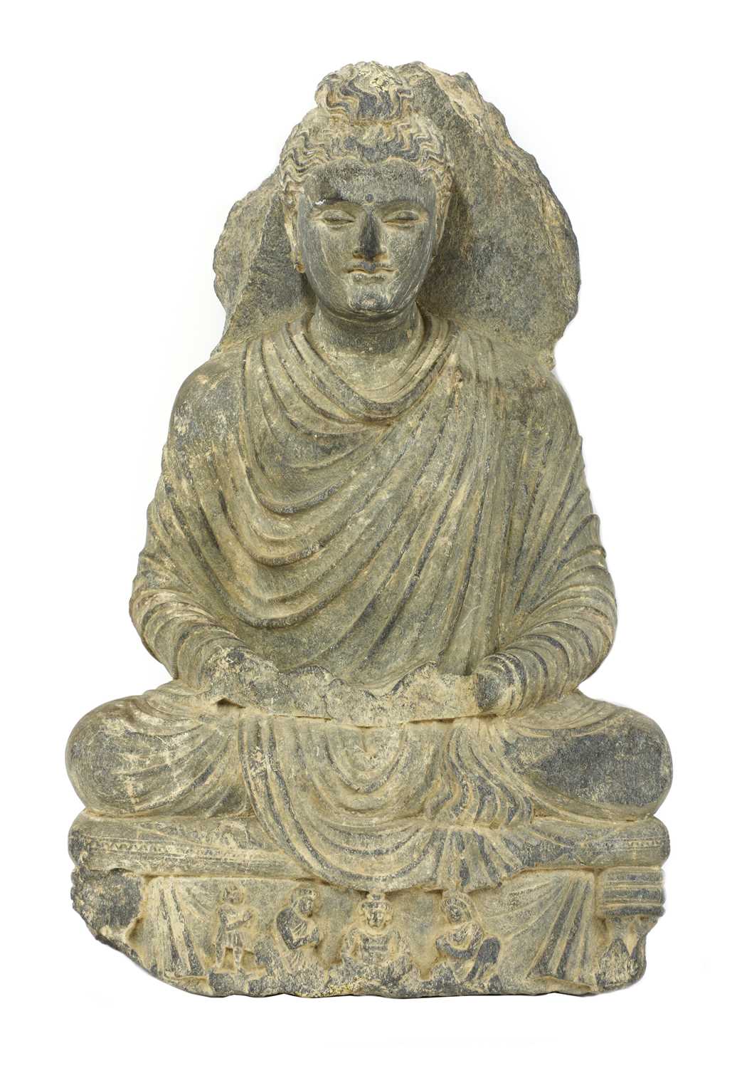 Lot 68 - A Gandhara grey schist Buddha