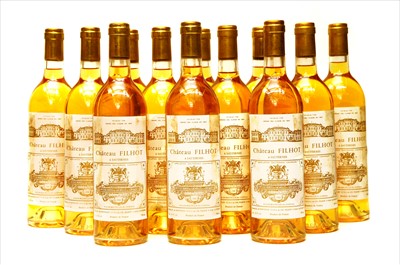 Lot 23 - Château Filhot, 2nd Cru Classé, Sauternes, 1988, twelve bottles (owc)