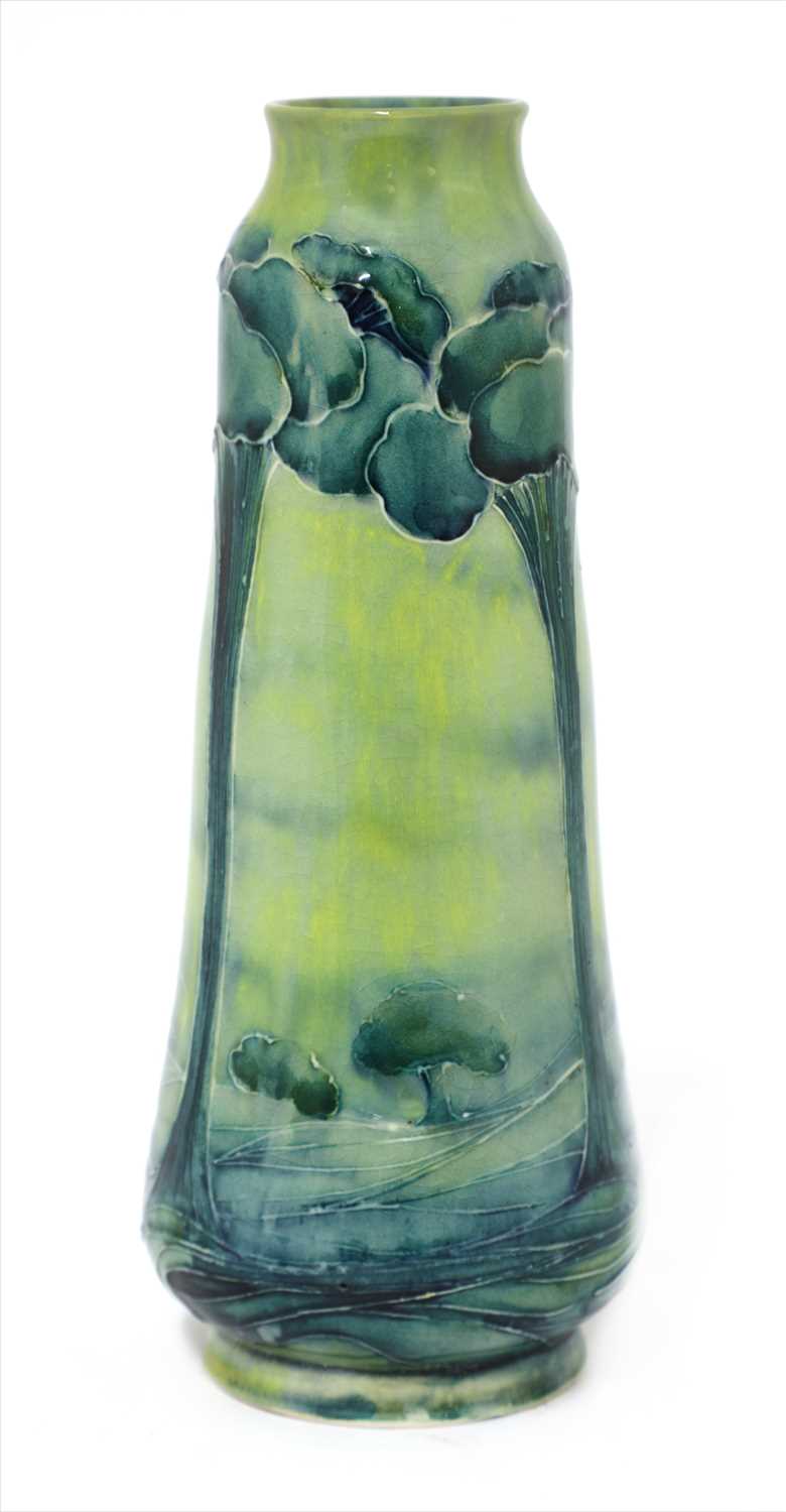 Lot 53 - A William Moorcroft 'Hazeldene' vase