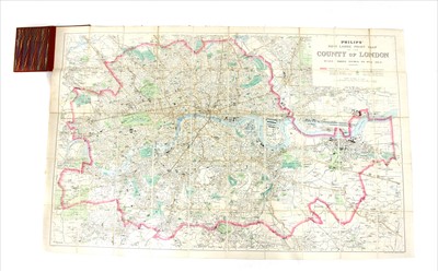 Lot 413 - A Phillips New Large Print Map of the County of London