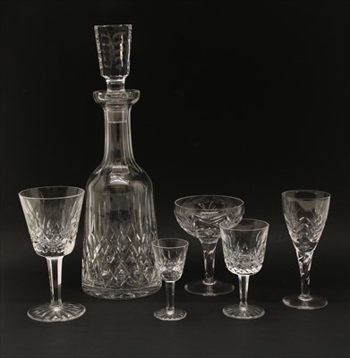 Lot 496 - A quantity of cut crystal glass ware