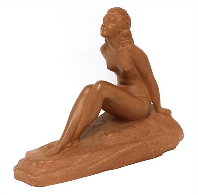 Lot 405 - An Art Deco terracotta figure of a nude