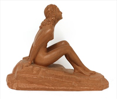Lot 405 - An Art Deco terracotta figure of a nude