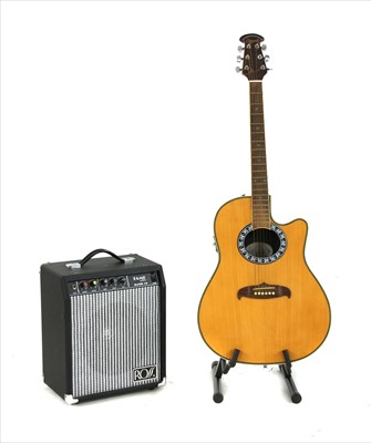 Lot 282 - An Ozark electro acoustic guitar