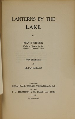 Lot 102 - Grigsby, Joan S; Lilian Miller(ill)