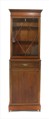 Lot 809 - An Edwardian mahogany collector’s cabinet