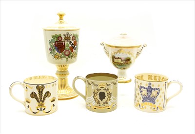 Lot 504 - A collection of Wedgwood commemorative mugs