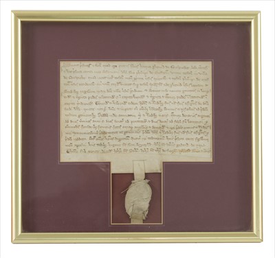 Lot 248 - A late 13th century land document